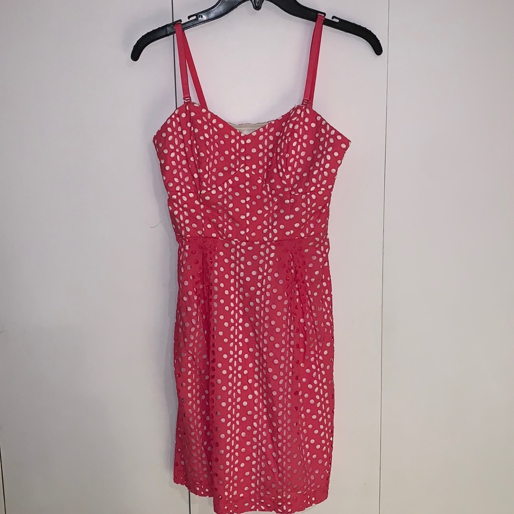 Kensie Pink Eyelet Dress Size 2